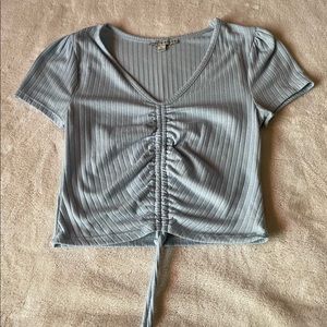 Baby Blue Crop Top